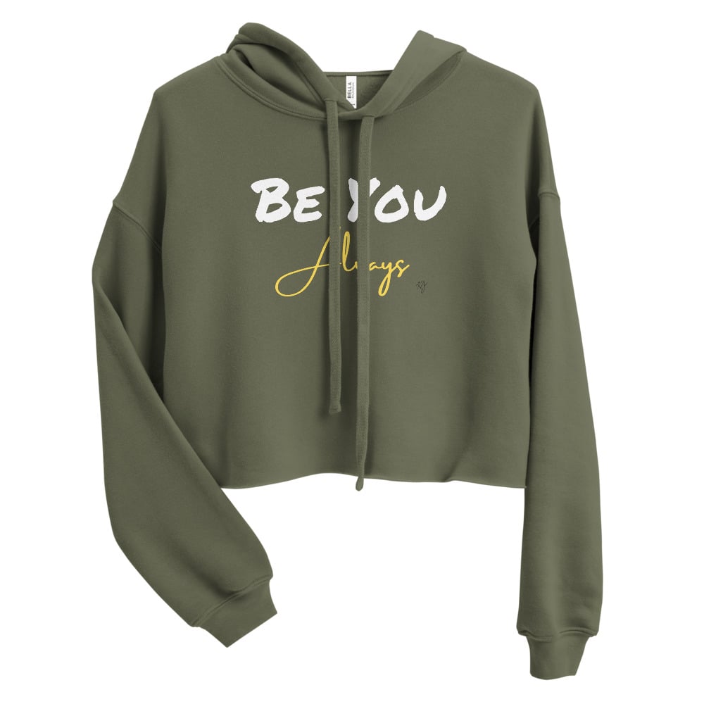 Image of Be You Crop Hoodie