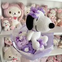 Image 2 of Snoopy Bouquet Crochet