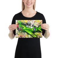 Image 4 of P-40 Bomber on Canvas (FREE Shipping!)