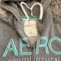 Image 2 of (M) y2k Aeropostale zip-up hoodie 