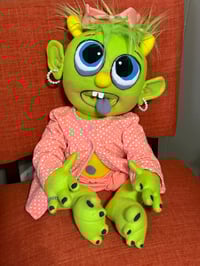 Image of Bitzy Fae, Lime Green Monster Girl