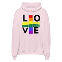 Image 3 of PRIDE + LOVE Unisex fleece hoodie (2)