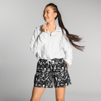 Image 5 of Ghost Camo Unisex Athletic Shorts