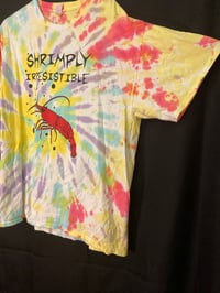 Image 3 of XL Shrimply Irresistible Tie Dye Shirt
