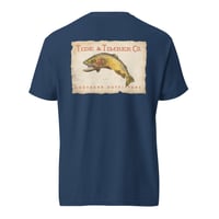 Image 3 of Tide & Timber Co. Yellowstone Cutthroat Trout - Unisex garment-dyed heavyweight t-shirt