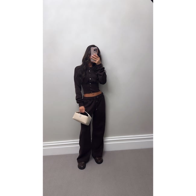 Brown Button Co Ord 