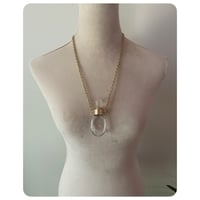 Image 3 of Antique Bottle Necklace - Solid Brass 