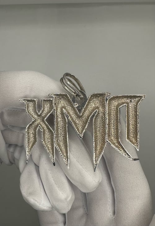 Image of Vintage Sterling Silver DMX Logo Pendant 