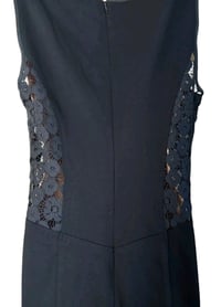 Image 6 of Moschino Cheap And Chic Dress Black Lace Side Panel Bodycon Party Uk L (12)