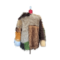 Image 4 of Wild Patch Fur Jacket