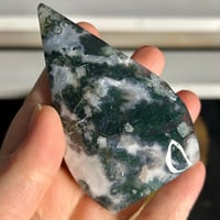 Image 3 of Moss Agate Flames ($10)