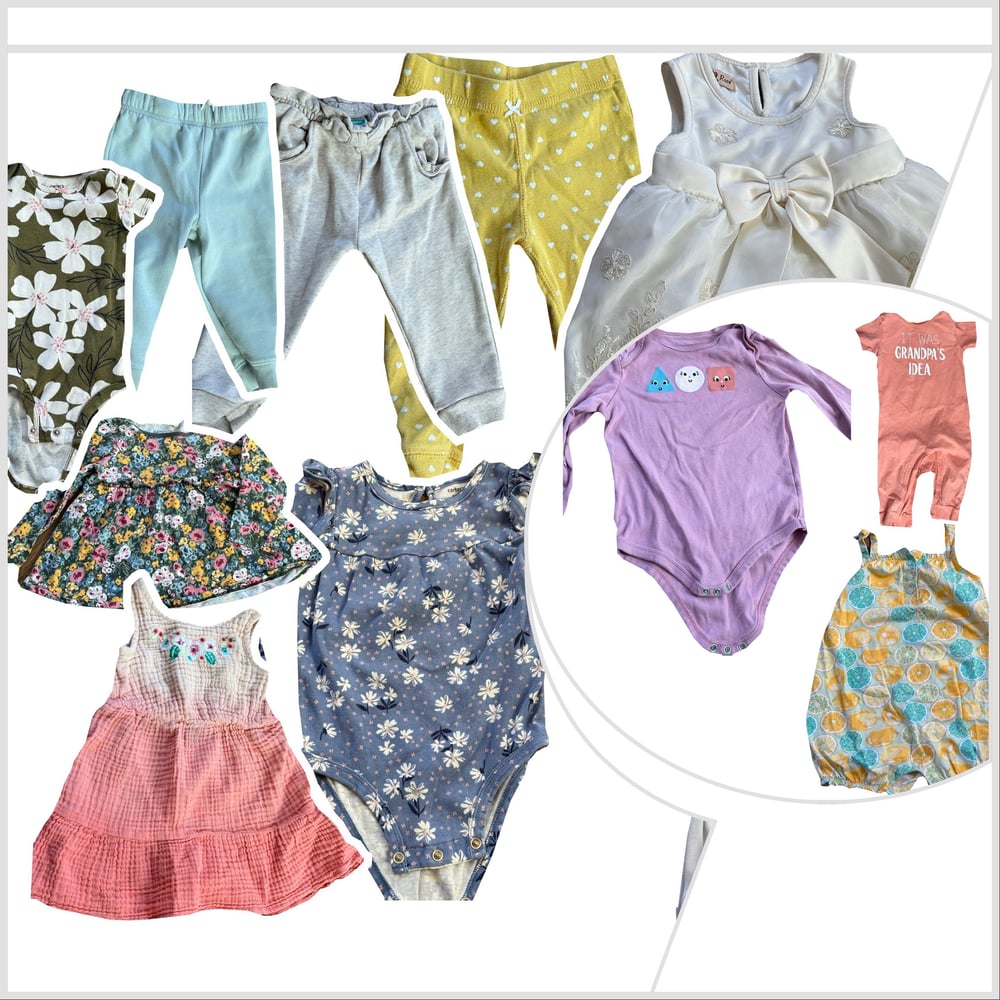 Image of 11 pieces Baby toddler girl Lot size 12 months - 18 months, excellent condition