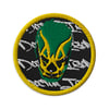 Circular Embroidered Patches Yellow