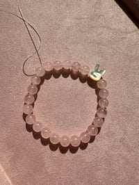 Image 2 of Madagasar Rose Quartz马粉兔兔手链