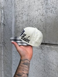 Image 2 of PLAID BRIM RAIDERS CUSTOM FITTED CAP