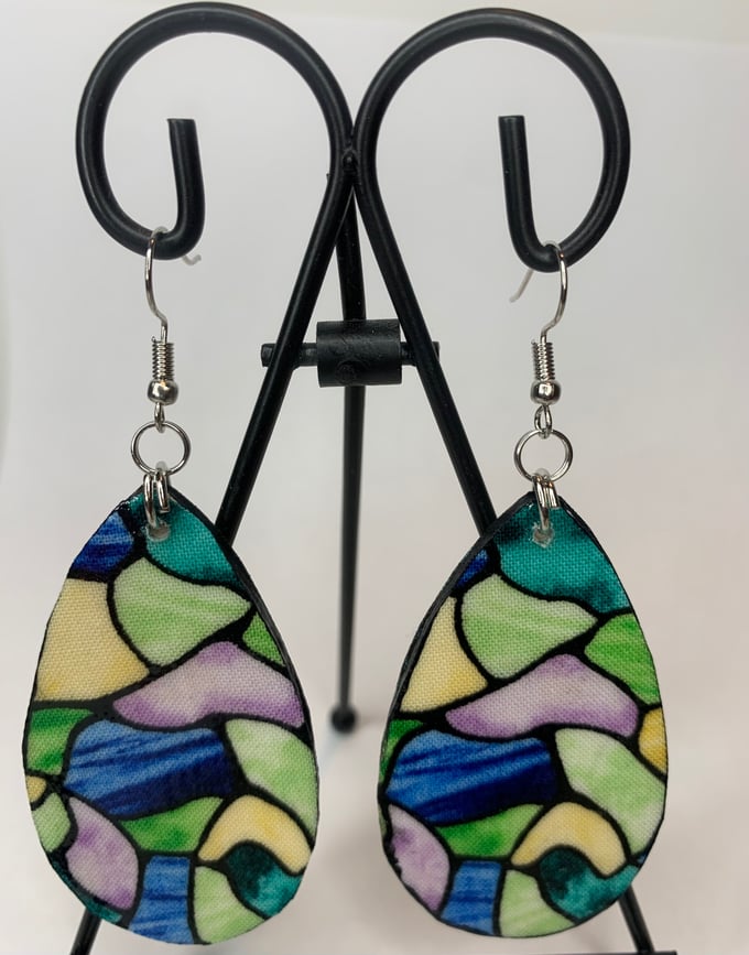 Image of "Stained Glass 2" Earrings