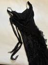 vintage John GALLIANO silk chiffon dress