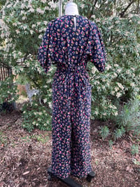 Image 5 of 50% off SAMPLE SALE / MEDIUM Holly Stalder Floral Corduroy Jumpsuit 