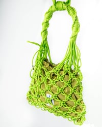 Image 1 of MACRAMÈ BAG - Acid Green 