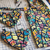 Image 1 of Heart Shaped Oven Mitt & Apron set 