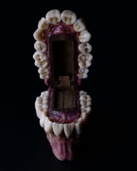 Image 2 of Dental Ring Box- ring storage stash box handmade, one off