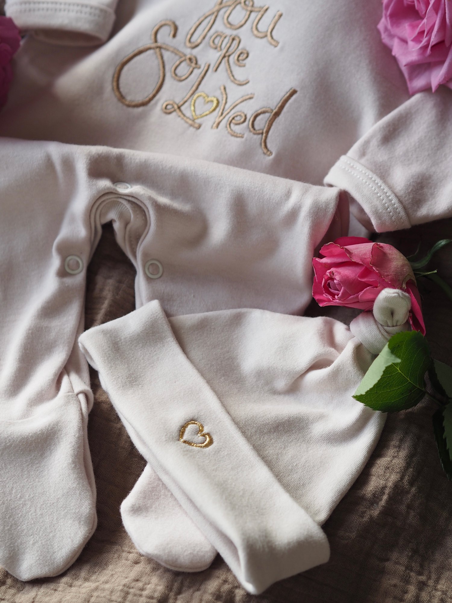 Image of Baby Knotted Hat - Stone 