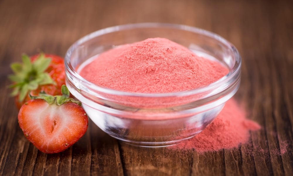 Freeze-Dried Strawberry Powder.