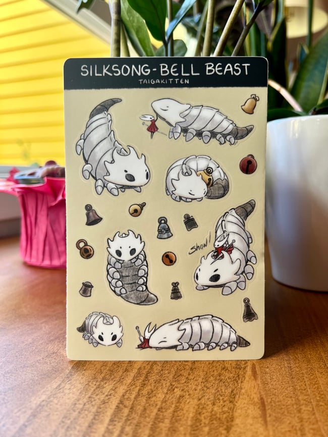 Hollow Knight / Silksong Sticker Sheets