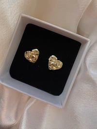 Mini nugget earrings 