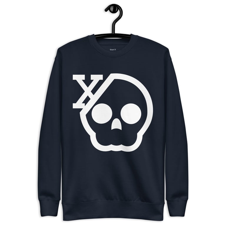 My Skull Is White Unisex Premium Sweatshirt Image 3