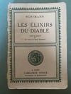 Les élixirs du diable, Hoffman, 1926, ex numéroté. 