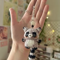 Image 2 of raccoon charm