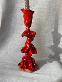 Image 2 of Candelabro Flor Rojo