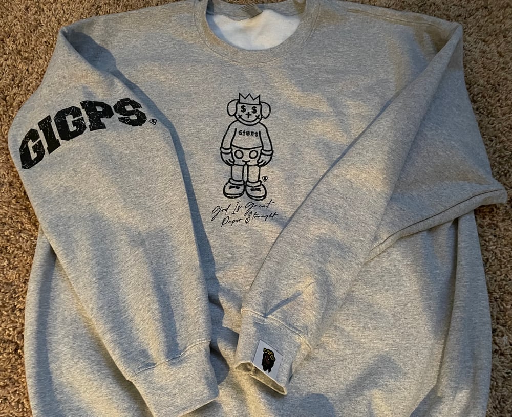 Image of (2pc) GIGPS GREY & BLACK ALMIGHTY SWEAT SUIT