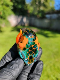 Image 5 of Exp Green Fire Dragon Head Pendant