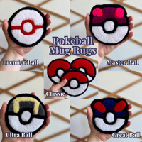 Image 1 of Pokeball Mug Rugs