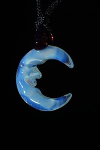 Image 2 of Moonstone Cresent moon pendant 🌜