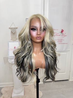 Image of Edgy blonde luxury (ready to ship)