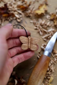 Image 7 of Butterfly Pendant Necklace. 