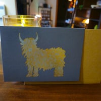 Image 1 of Highland Cow Card