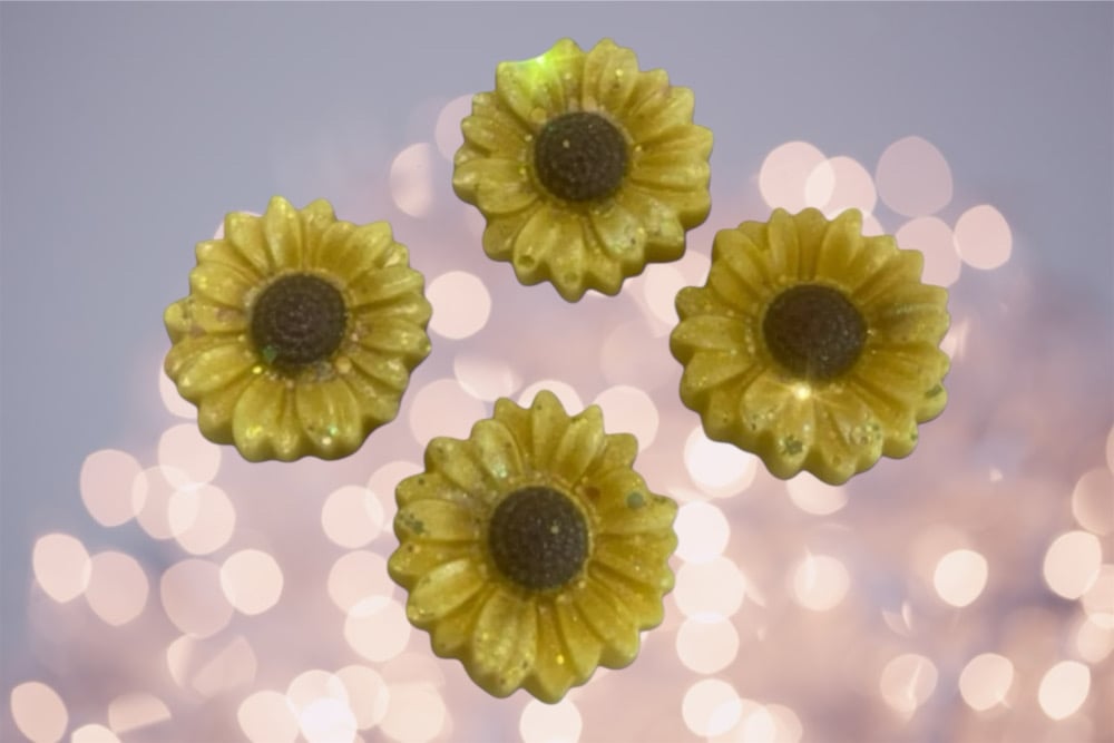 Image of 4 Sunflower Wax Melts 