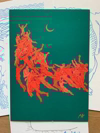 Image 2 of X4 Pack Prints -green