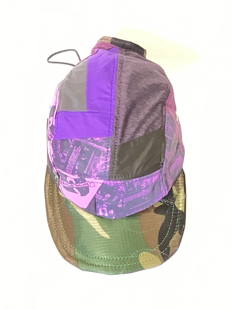 TNF Reflective Purple Tape Camo  Upcycled 5-Panel