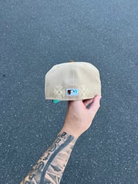 Image 5 of PT.2 AQUA BRIM NEUTRAL TONE HOUSTON ASTROS CUSTOM FITTED CAP