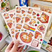 Image 2 of Puni Pizza Sticker Sheet