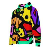 Image 1 of SHEEFY "WALKING PAINTING" ALL OVER ZIP HOODIE 