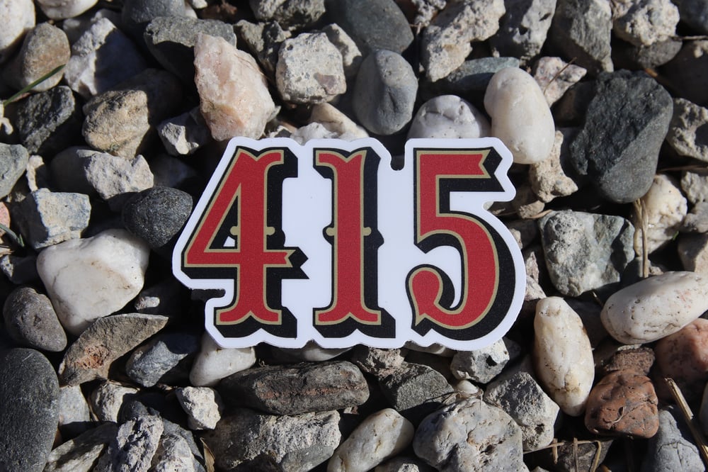 Image of 415 Stickers - Individual and 3-Pack