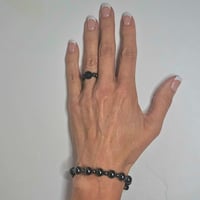 Image 4 of The Black and White Magnetic Ring Collection
