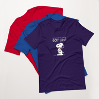 Image 3 of Women's t-shirt (God wins)