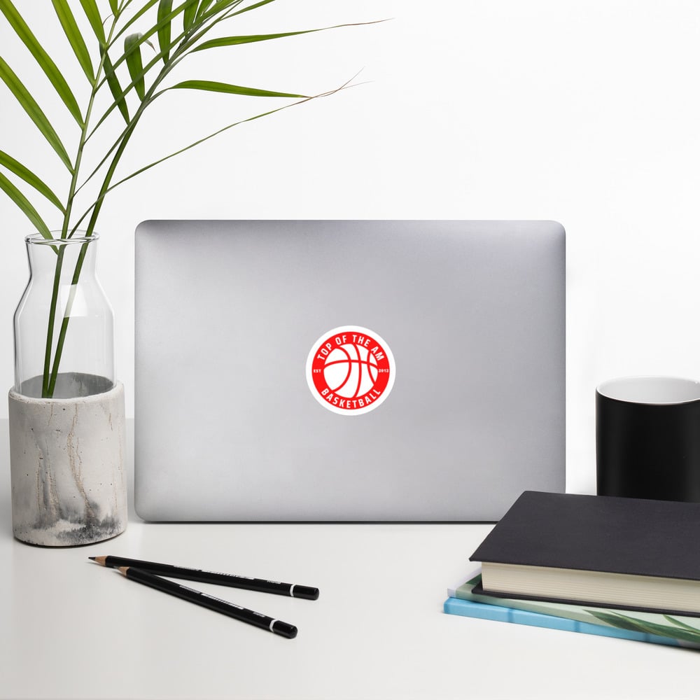 Image of Top oThe AM Bubble-free stickers